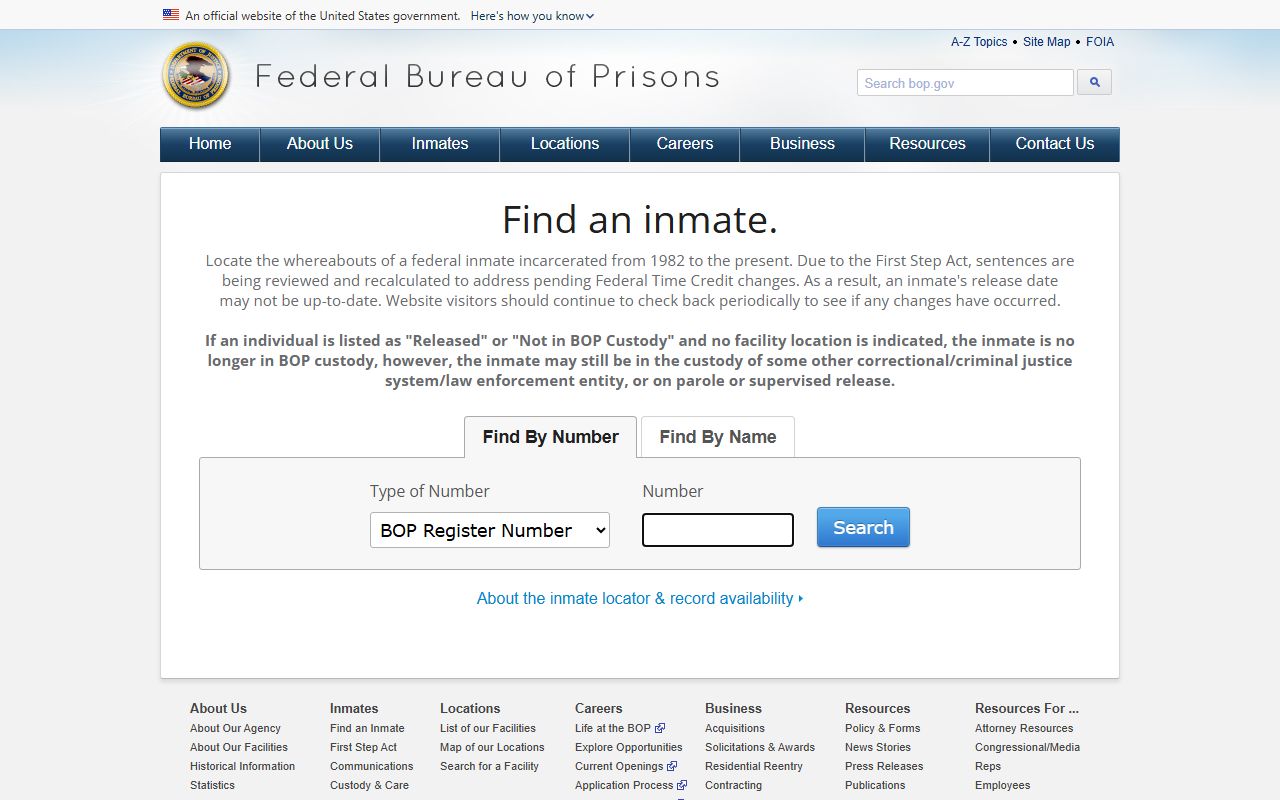 Marshall County court records federal inmate locator